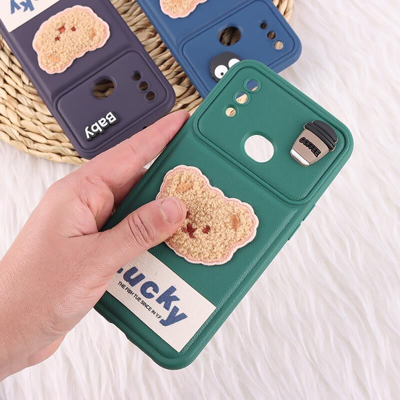قاب ژله ای Lucky سامسونگ Galaxy A10s عروسکی محافظ لنزدار