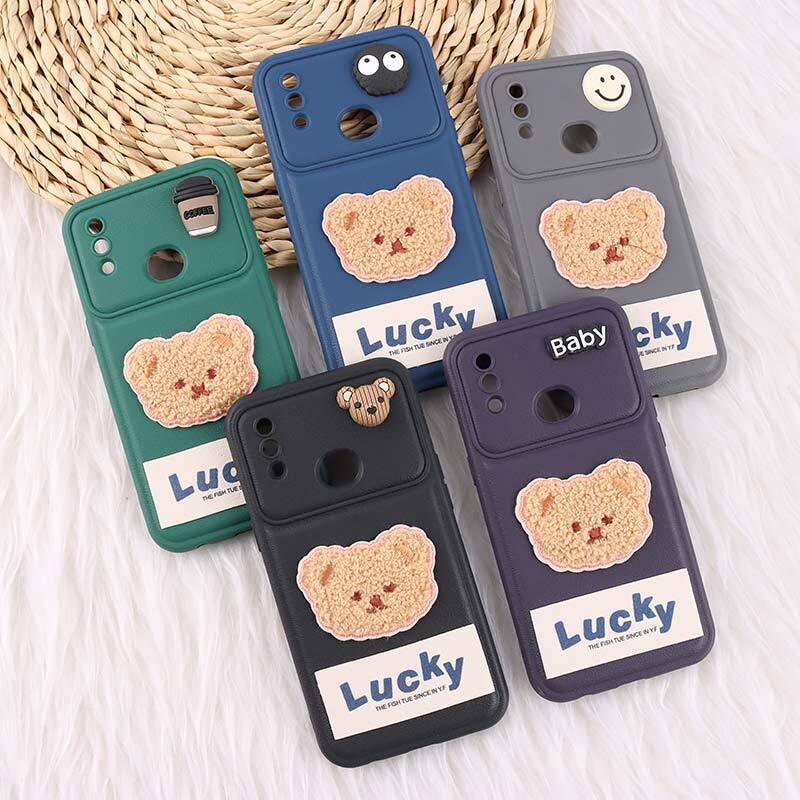قاب ژله ای Lucky سامسونگ Galaxy A10s عروسکی محافظ لنزدار