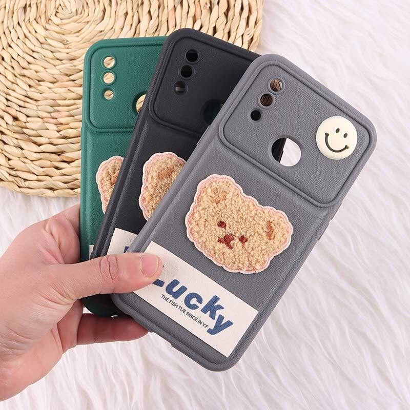 قاب ژله ای Lucky سامسونگ Galaxy A10s عروسکی محافظ لنزدار