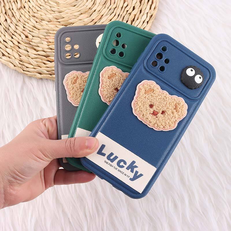قاب ژله ای Lucky سامسونگ Galaxy A51 4G عروسکی محافظ لنزدار