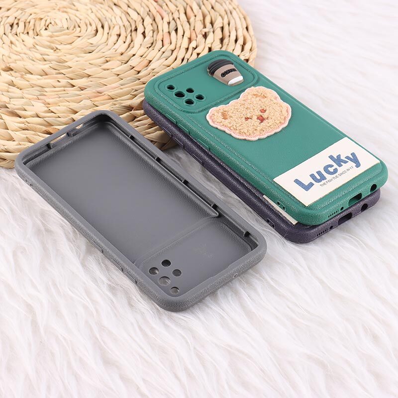 قاب ژله ای Lucky سامسونگ Galaxy A51 4G عروسکی محافظ لنزدار