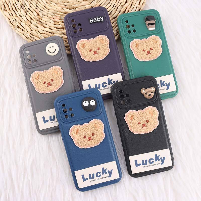 قاب ژله ای Lucky سامسونگ Galaxy A51 4G عروسکی محافظ لنزدار