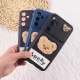 قاب ژله ای Lucky سامسونگ Galaxy A55 عروسکی محافظ لنزدار