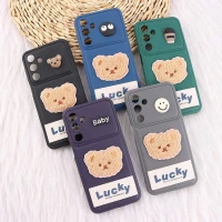 قاب ژله ای Lucky سامسونگ Galaxy A16 4G / A16 5G عروسکی محافظ لنزدار