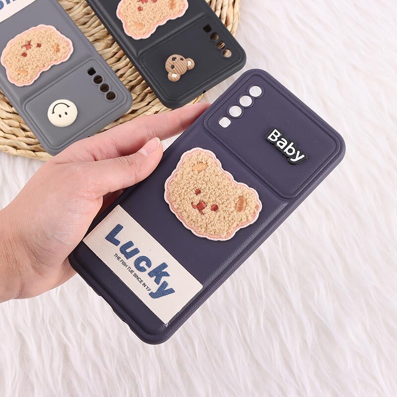قاب ژله ای Lucky سامسونگ Galaxy A70 / A70s عروسکی محافظ لنزدار