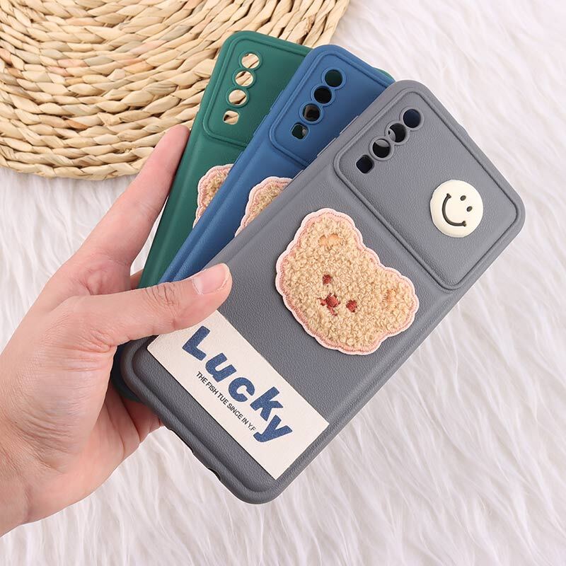 قاب ژله ای Lucky سامسونگ Galaxy A70 / A70s عروسکی محافظ لنزدار