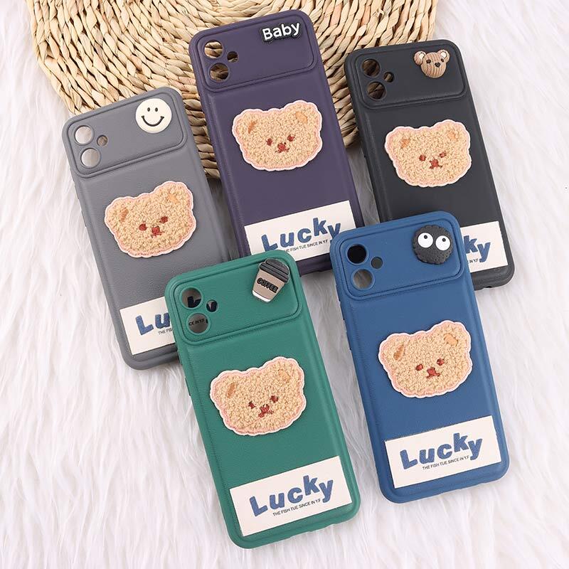 قاب ژله ای Lucky سامسونگ Galaxy A05 عروسکی محافظ لنزدار