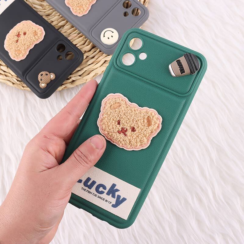 قاب ژله ای Lucky سامسونگ Galaxy A05 عروسکی محافظ لنزدار