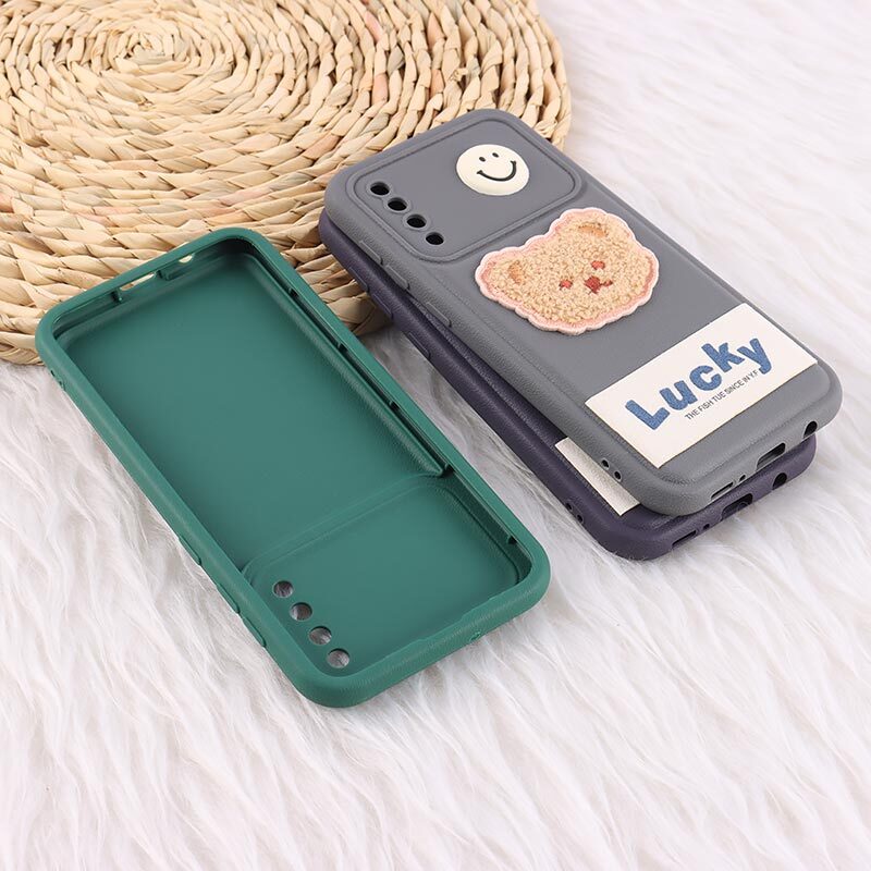 قاب ژله ای Lucky سامسونگ Galaxy A30s / A50 / A50s عروسکی محافظ لنزدار