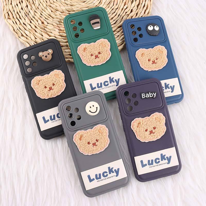 قاب ژله ای Lucky سامسونگ Galaxy A32 4G عروسکی محافظ لنزدار