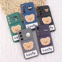 قاب ژله ای Lucky سامسونگ Galaxy S24 FE عروسکی محافظ لنزدار