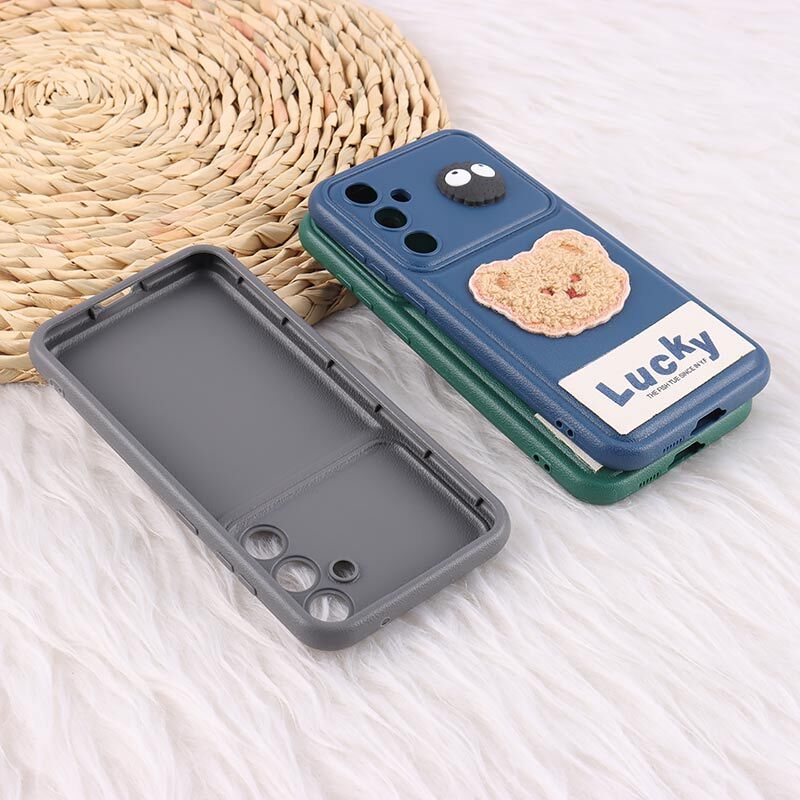 قاب ژله ای Lucky سامسونگ Galaxy S23 FE 5G عروسکی محافظ لنزدار