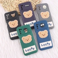 قاب ژله ای Lucky سامسونگ Galaxy A02s / M02s / A03s عروسکی محافظ لنزدار