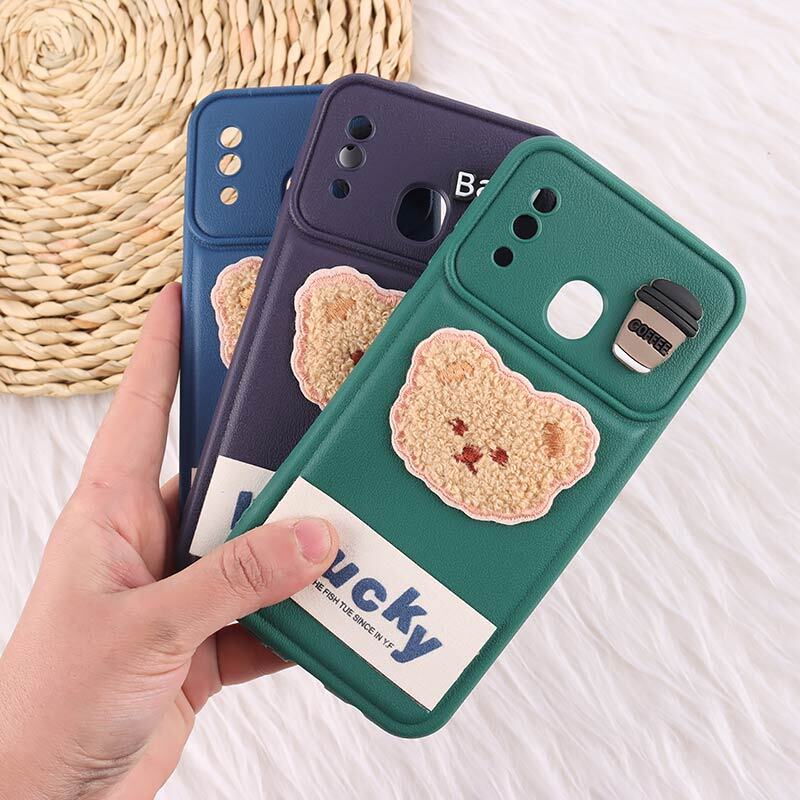 قاب ژله ای Lucky سامسونگ Galaxy A20 / A30 عروسکی محافظ لنزدار