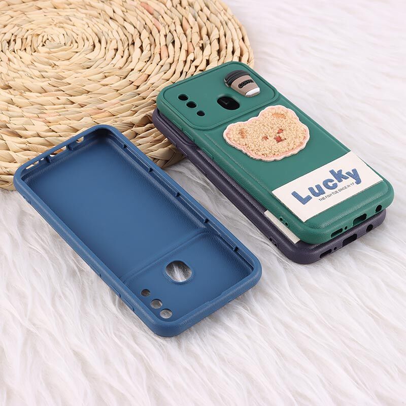 قاب ژله ای Lucky سامسونگ Galaxy A20 / A30 عروسکی محافظ لنزدار