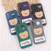 قاب ژله ای Lucky سامسونگ Galaxy A52 / A52s عروسکی محافظ لنزدار