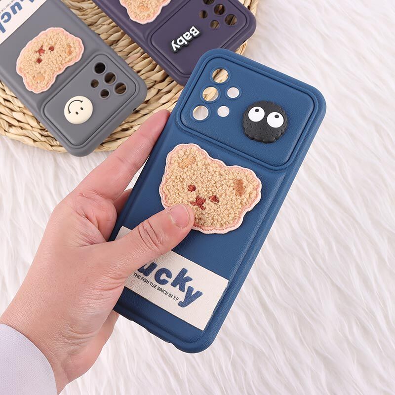 قاب ژله ای Lucky سامسونگ Galaxy A52 / A52s عروسکی محافظ لنزدار