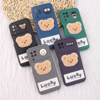 قاب ژله ای Lucky سامسونگ Galaxy A22 4G / M22 / M32 4G عروسکی محافظ لنزدار