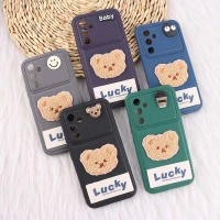 قاب ژله ای Lucky سامسونگ Galaxy A54 عروسکی محافظ لنزدار