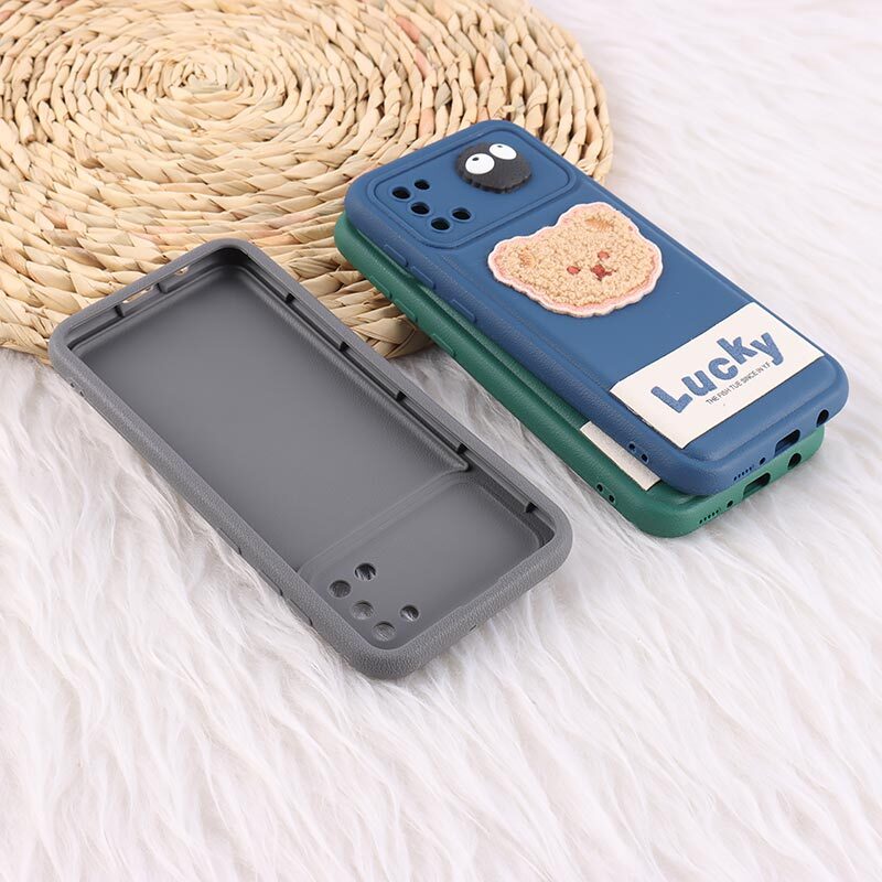 قاب ژله ای Lucky سامسونگ Galaxy A31 عروسکی محافظ لنزدار