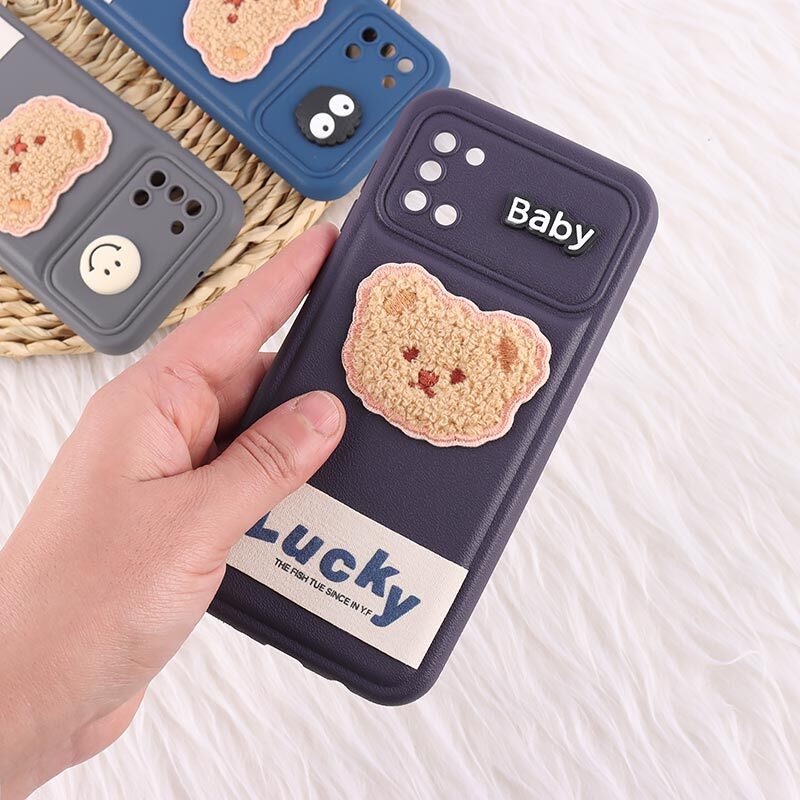 قاب ژله ای Lucky سامسونگ Galaxy A31 عروسکی محافظ لنزدار