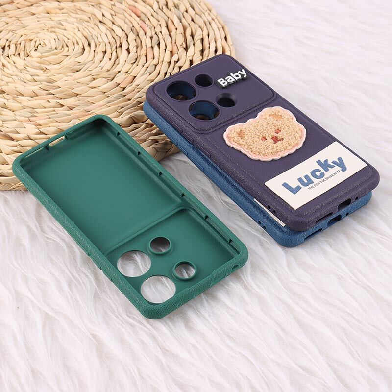 قاب ژله ای Lucky شیائومی Redmi Note 13 Pro 4G عروسکی محافظ لنزدار