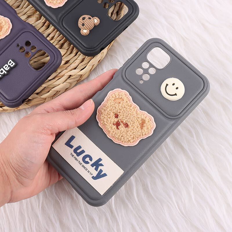 قاب ژله ای Lucky شیائومی Redmi Note 11 / 11S 4G عروسکی محافظ لنزدار