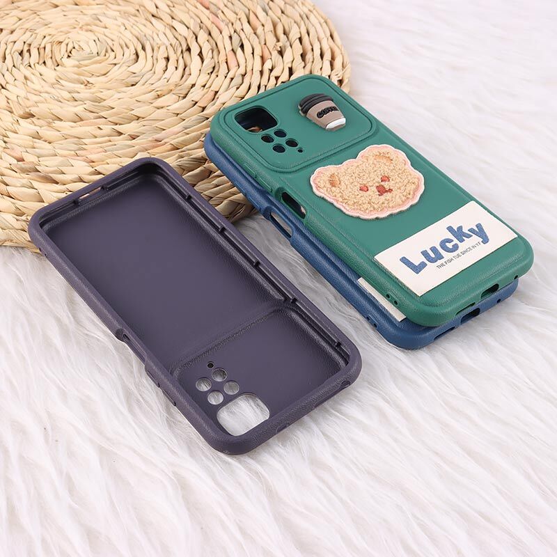 قاب ژله ای Lucky شیائومی Redmi Note 11 / 11S 4G عروسکی محافظ لنزدار