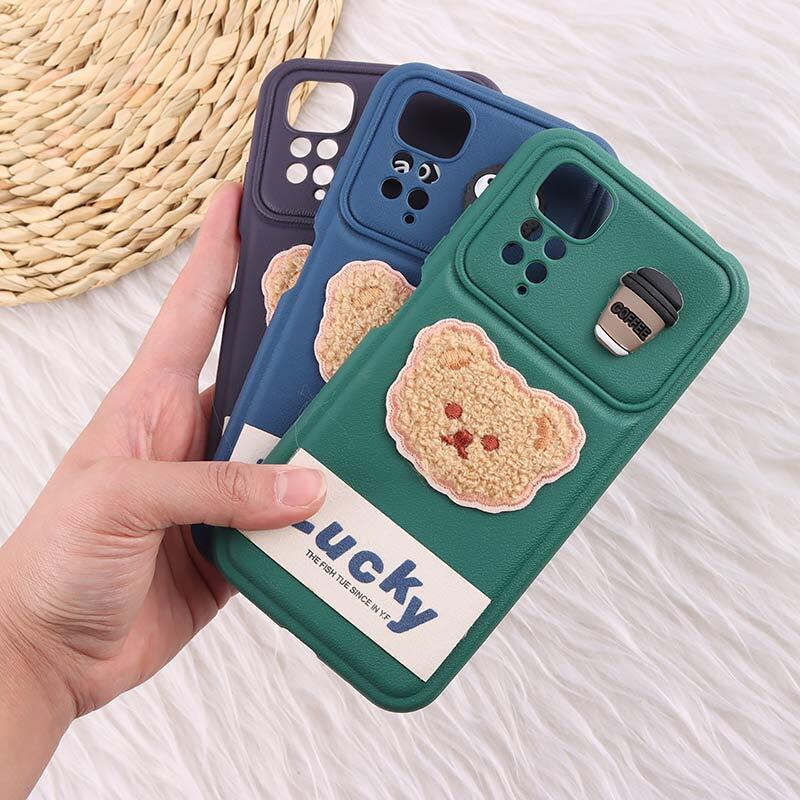 قاب ژله ای Lucky شیائومی Redmi Note 11 / 11S 4G عروسکی محافظ لنزدار