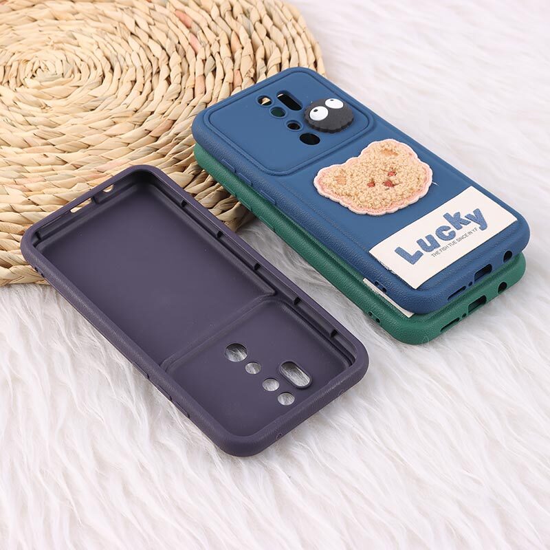 قاب ژله ای Lucky شیائومی Redmi Note 8 Pro عروسکی محافظ لنزدار