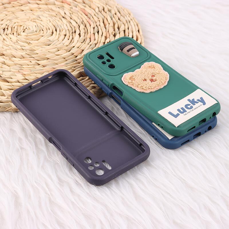 قاب ژله ای Lucky شیائومی Redmi Note 10 4G / 10s عروسکی محافظ لنزدار
