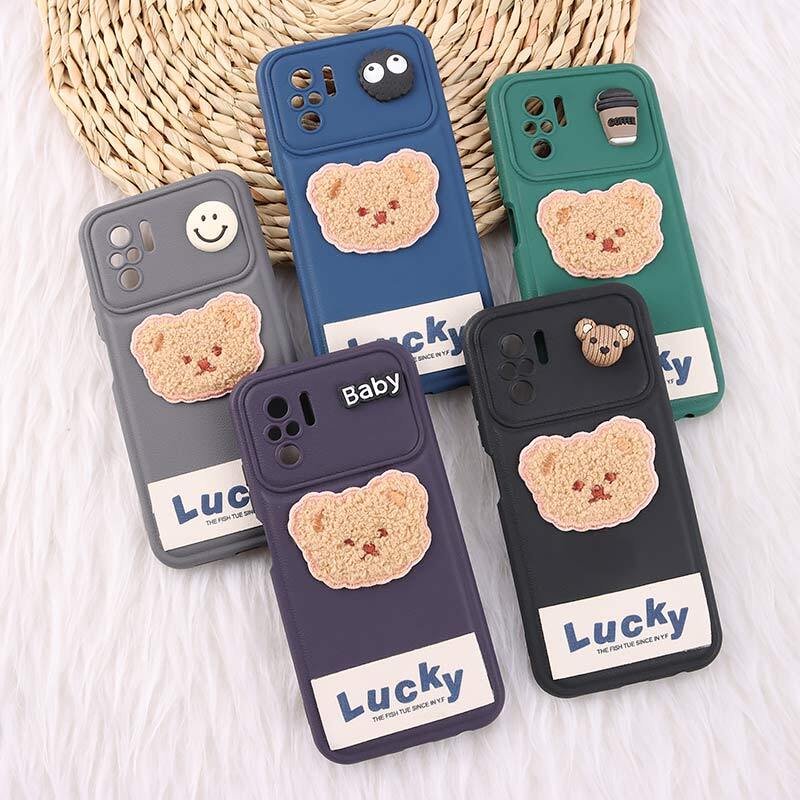 قاب ژله ای Lucky شیائومی Redmi Note 10 4G / 10s عروسکی محافظ لنزدار