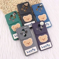 قاب ژله ای Lucky شیائومی Redmi 14C / Poco C75 عروسکی محافظ لنزدار