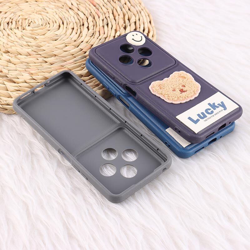 قاب ژله ای Lucky شیائومی Redmi 14C / Poco C75 عروسکی محافظ لنزدار