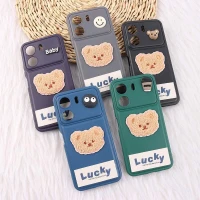 قاب ژله ای Lucky شیائومی Redmi 13C / Poco C65 عروسکی محافظ لنزدار