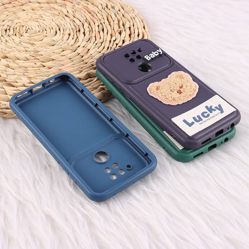 قاب ژله ای Lucky شیائومی Redmi Note 9 / Redmi 10x 4G عروسکی محافظ لنزدار