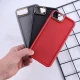 قاب سولید چرمی آیفون iPhone 6 Plus / 6s Plus دور محافظ متال