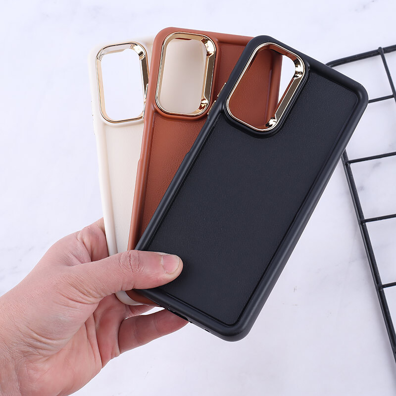 قاب سولید چرمی شیائومی Redmi Note 11 / 11S 4G دور محافظ متال