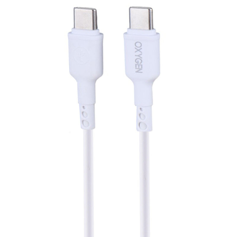 شارژر دیواری 30 وات اکسیژن CH-10 PD QC3.0 3A + کابل تبدیل تایپ سی