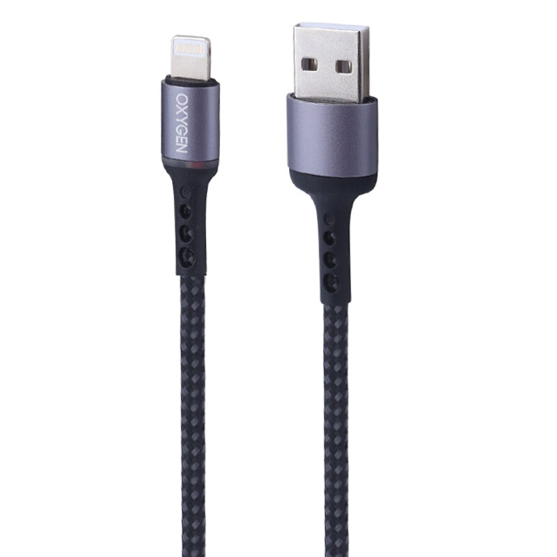 کابل آیفونی فست شارژ Oxygen LX-21 3A 1.2m