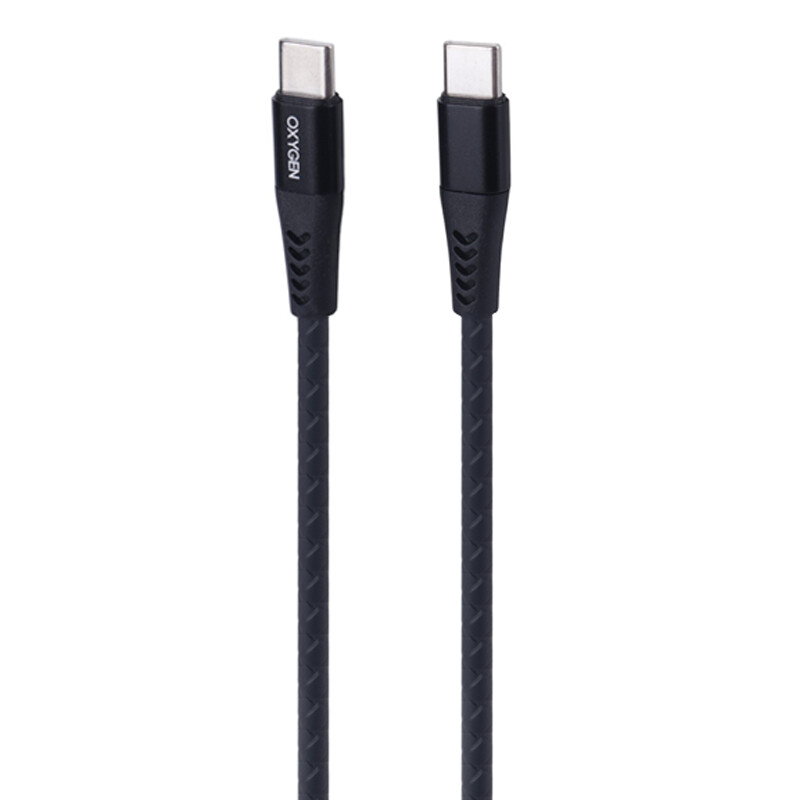 کابل تبدیل فست شارژ Oxygen LX-5 Type-C to Type-C PD 65W 1m