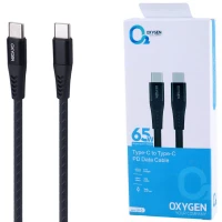 کابل تبدیل فست شارژ Oxygen LX-5 Type-C to Type-C PD 65W 1m