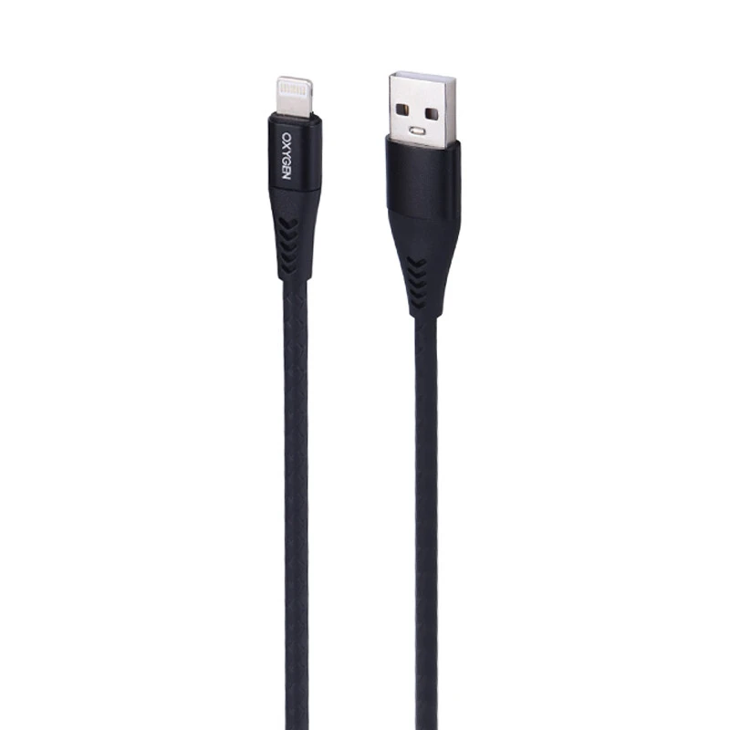 کابل آیفونی فست شارژ Oxygen LX-5 3A 1m