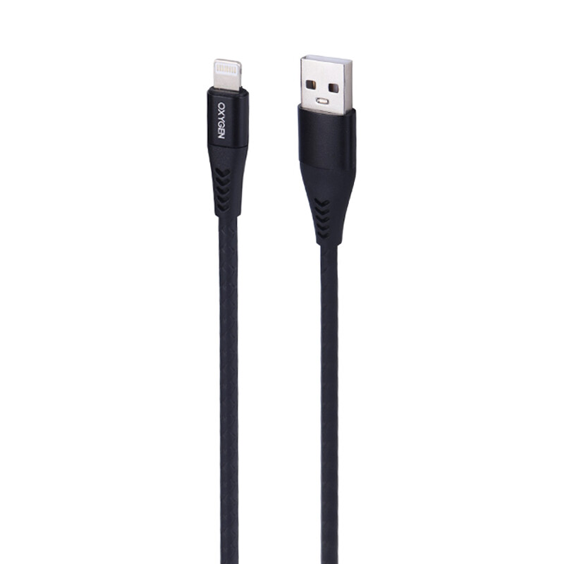 کابل آیفونی فست شارژ Oxygen LX-5 3A 1m