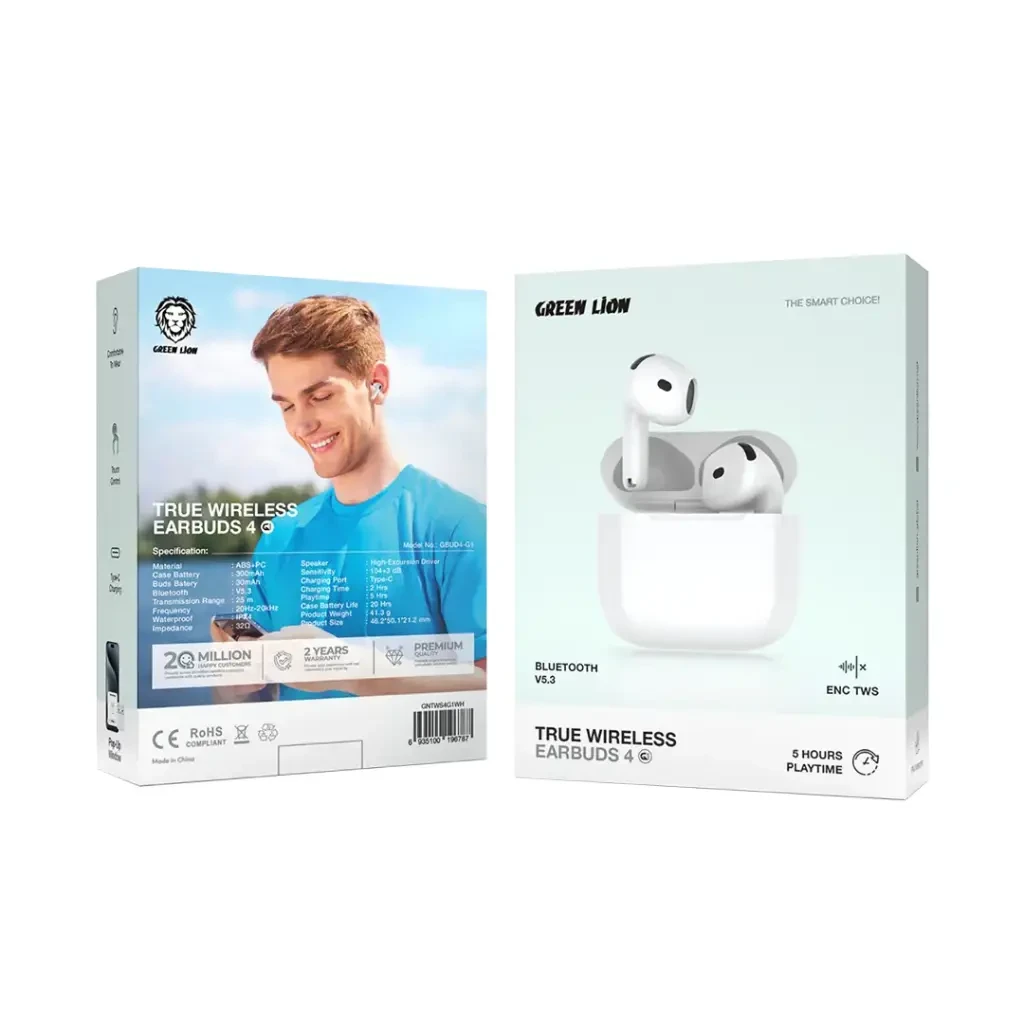 هندزفری بلوتوثی گرین لاین True Wireless Earbuds 4 G1