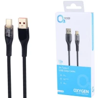 کابل تایپ سی فست شارژ Oxygen LX-20 3A 1.2m