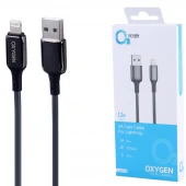 کابل آیفونی فست شارژ Oxygen LX-18 3A 1.2m