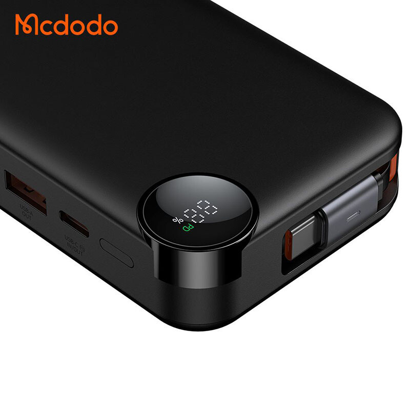 پاور بانک فست شارژ مک دودو MC-387 QC PD 30W ظرفیت 10000 میلی آمپر ساعت