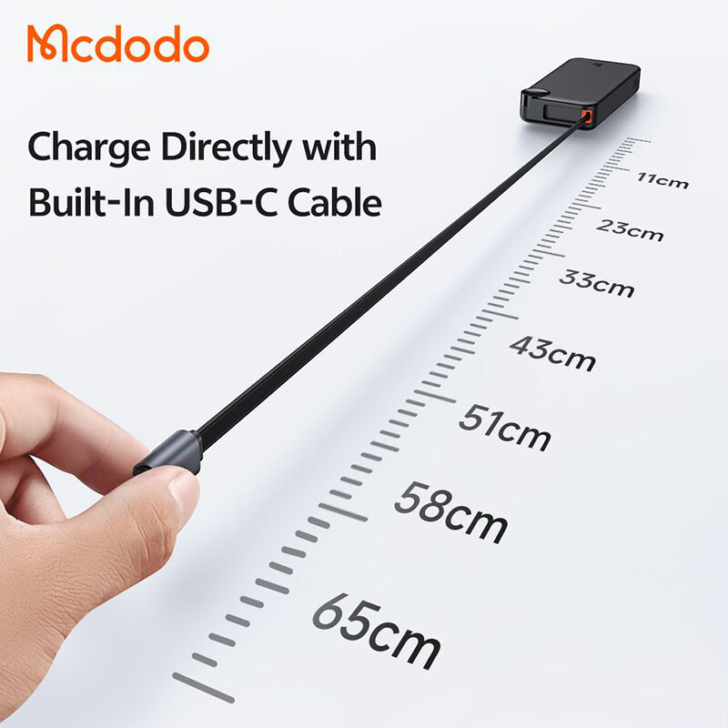 پاور بانک فست شارژ مک دودو MC-387 QC PD 30W ظرفیت 10000 میلی آمپر ساعت
