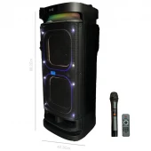اسپیکر چمدانی بلوتوثی وریتی V-PS2310 + میکروفون و ریموت کنترل